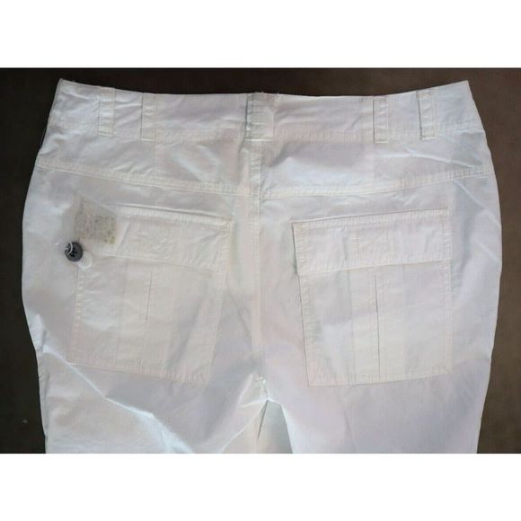 Free People OB1425597 Womens Sz 6 White The Thing Is Low Rise Utility Pants $128 - Picture 6 of 12